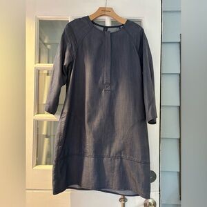 Vince - Blue Chambray Shift Dress